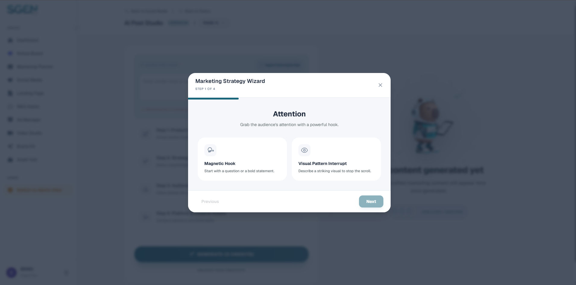 Step 2: Strategy & Funnel Configurations